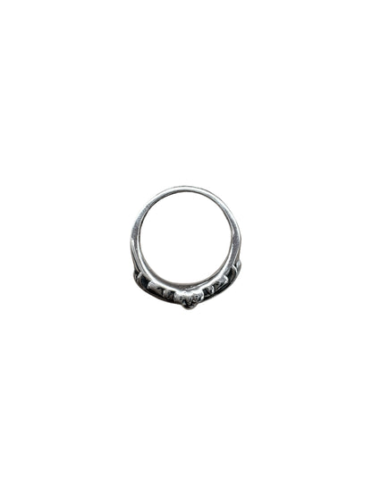 Chrome Hearts Silver Baby Floral Ring US 8 C1209873-Used