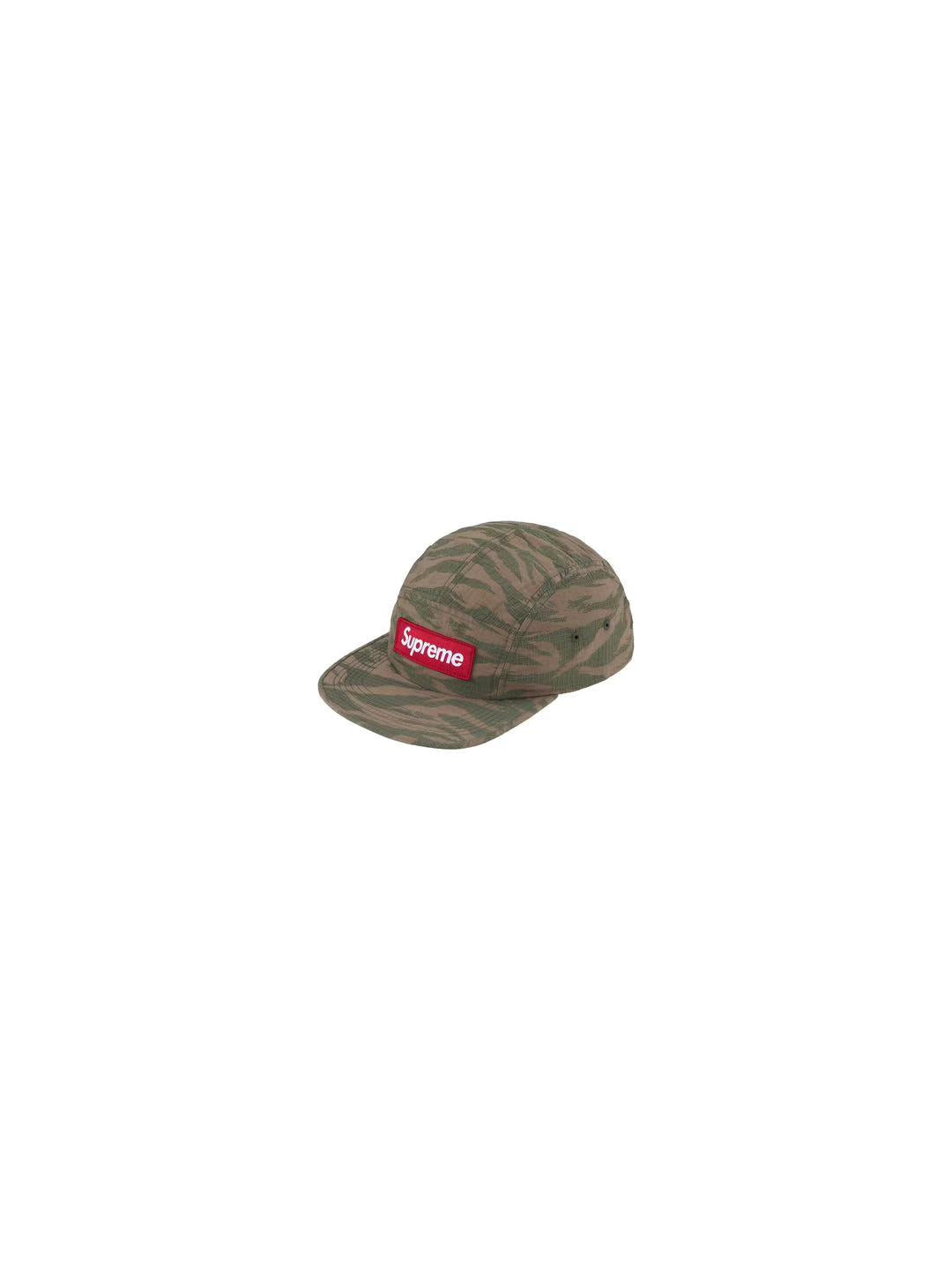 Supreme Tiger Camo Ripstop Camp Cap Olive
