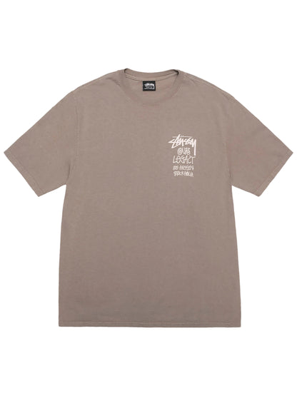 Stussy & Our Legacy Work Shop 8 Ball Yin Yang Pigment Dyed Tee Taupe