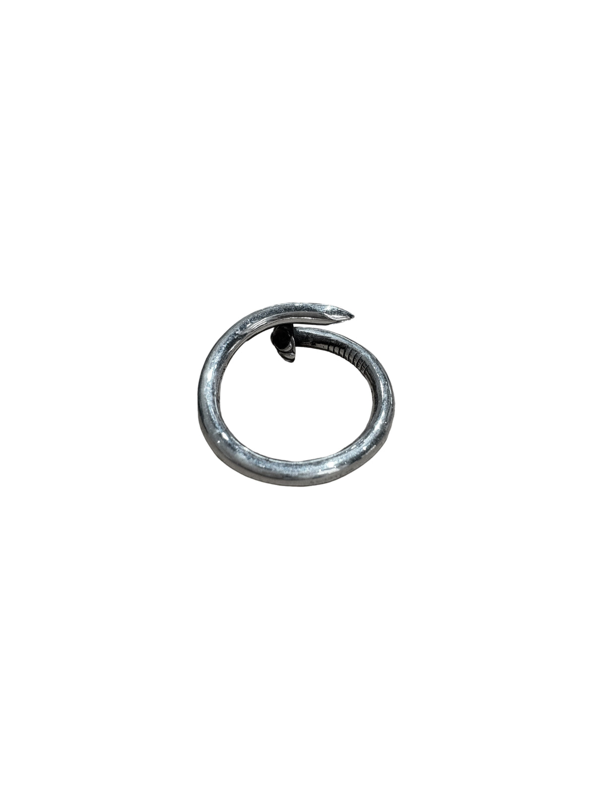 Chrome Hearts Nail Cross Ball Silver Ring US 9 C40115403-Used
