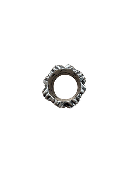 Chrome Hearts Square Cemetery Ring Silver US 12.5 C1209812-Used