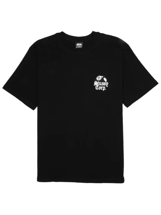 Stussy 8 Ball Crop Tee  Black