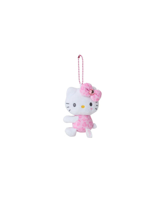 Sanrio Hello Kitty Hug Mascot (Leopard) Pink
