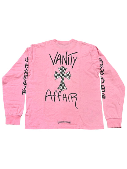 Chrome Hearts Matty Boy Vanity LS Tee Pink L C219050247-Used