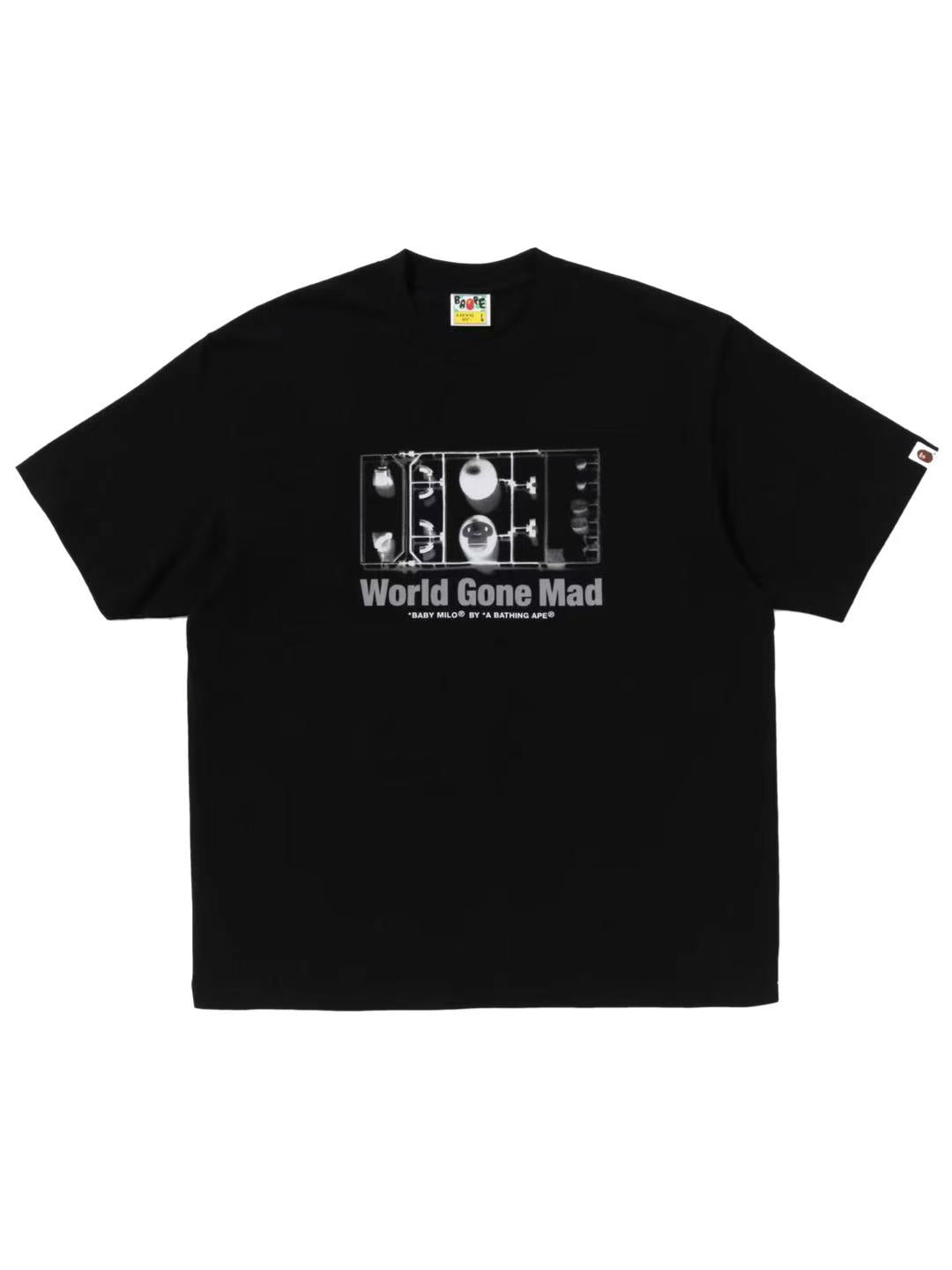 Bape Baby Milo Figure Relaxed Fit Tee Black