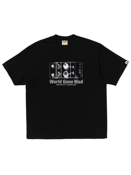 Bape Baby Milo Figure Relaxed Fit Tee Black