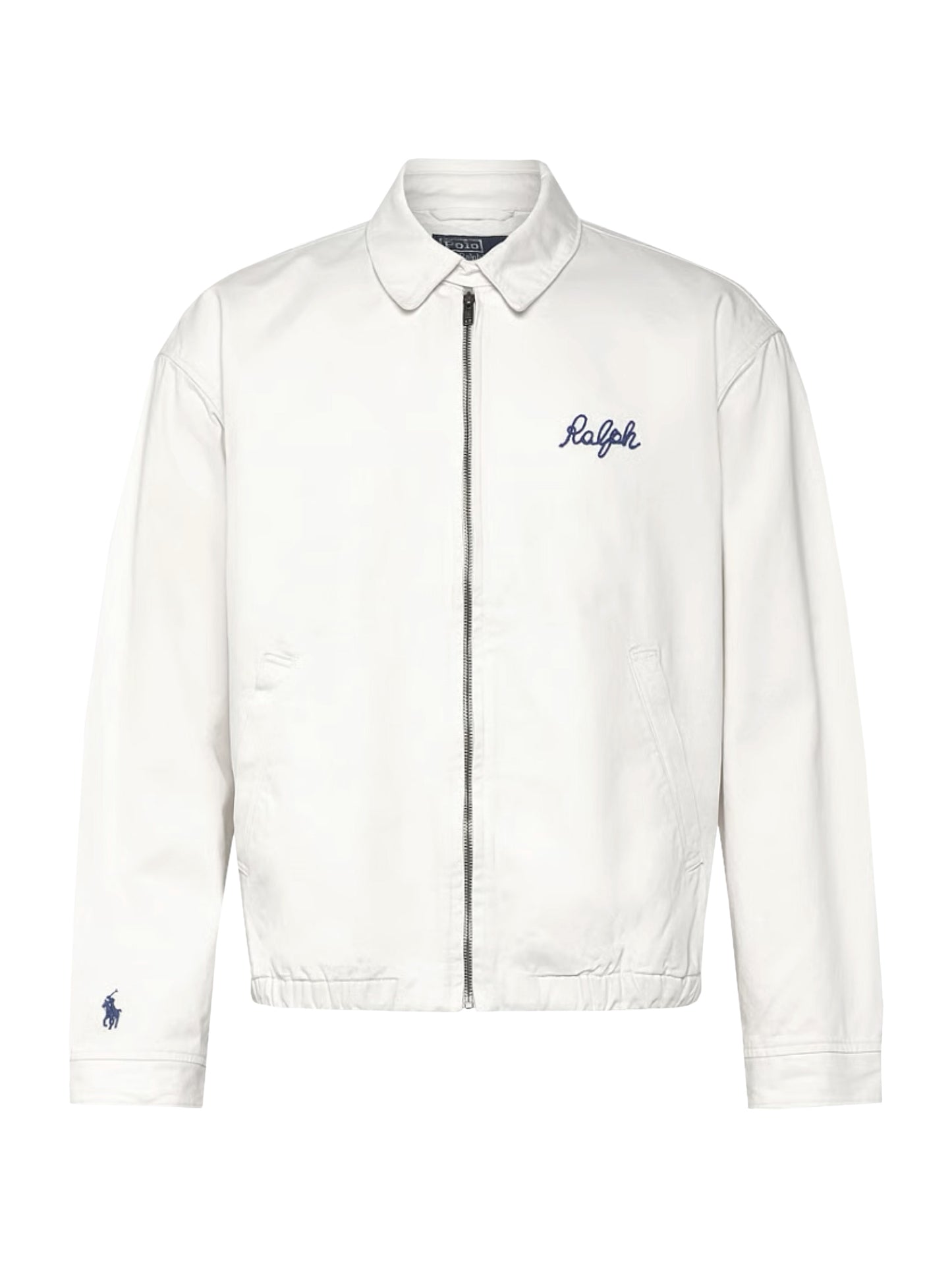 Polo Ralph Lauren Cow Back Embroidery Harrington Jacket White