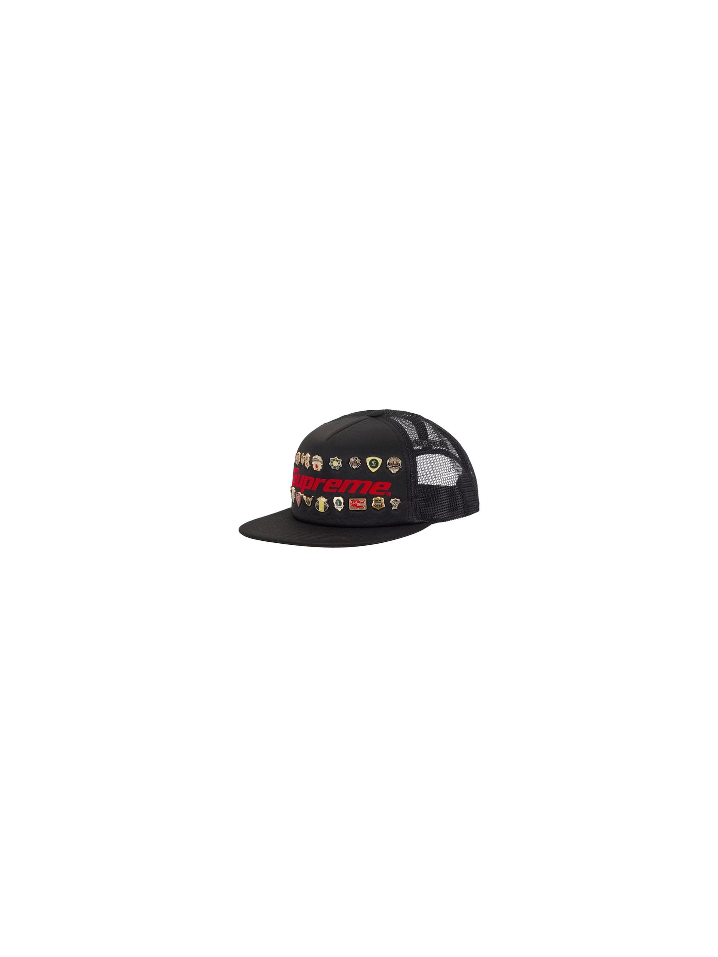 Supreme Pins Mesh Back 5-Panel Black