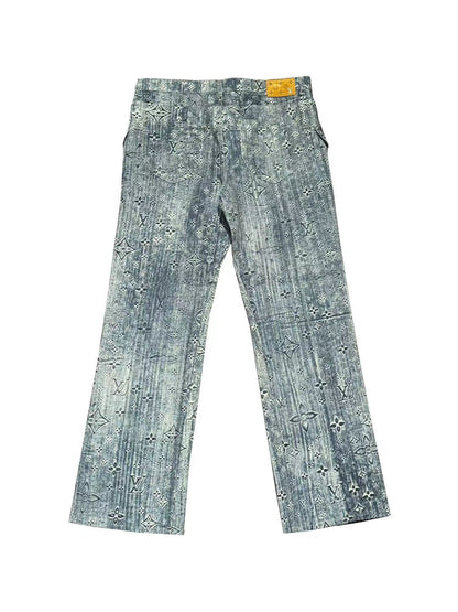Louis Vuitton Dyed Carpenter Cargo Jean Denim Pant 36 C116087772-Used