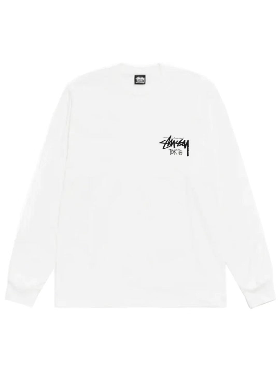Stussy Stock Tokyo LS Tee White
