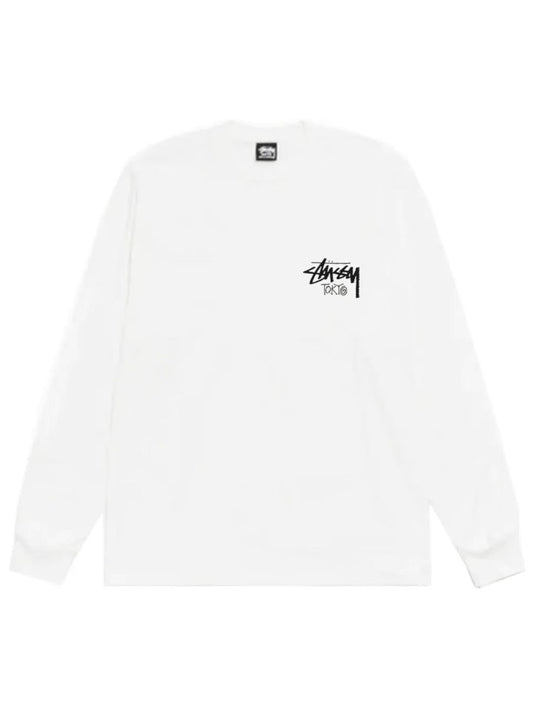 Stussy Stock Tokyo LS Tee White
