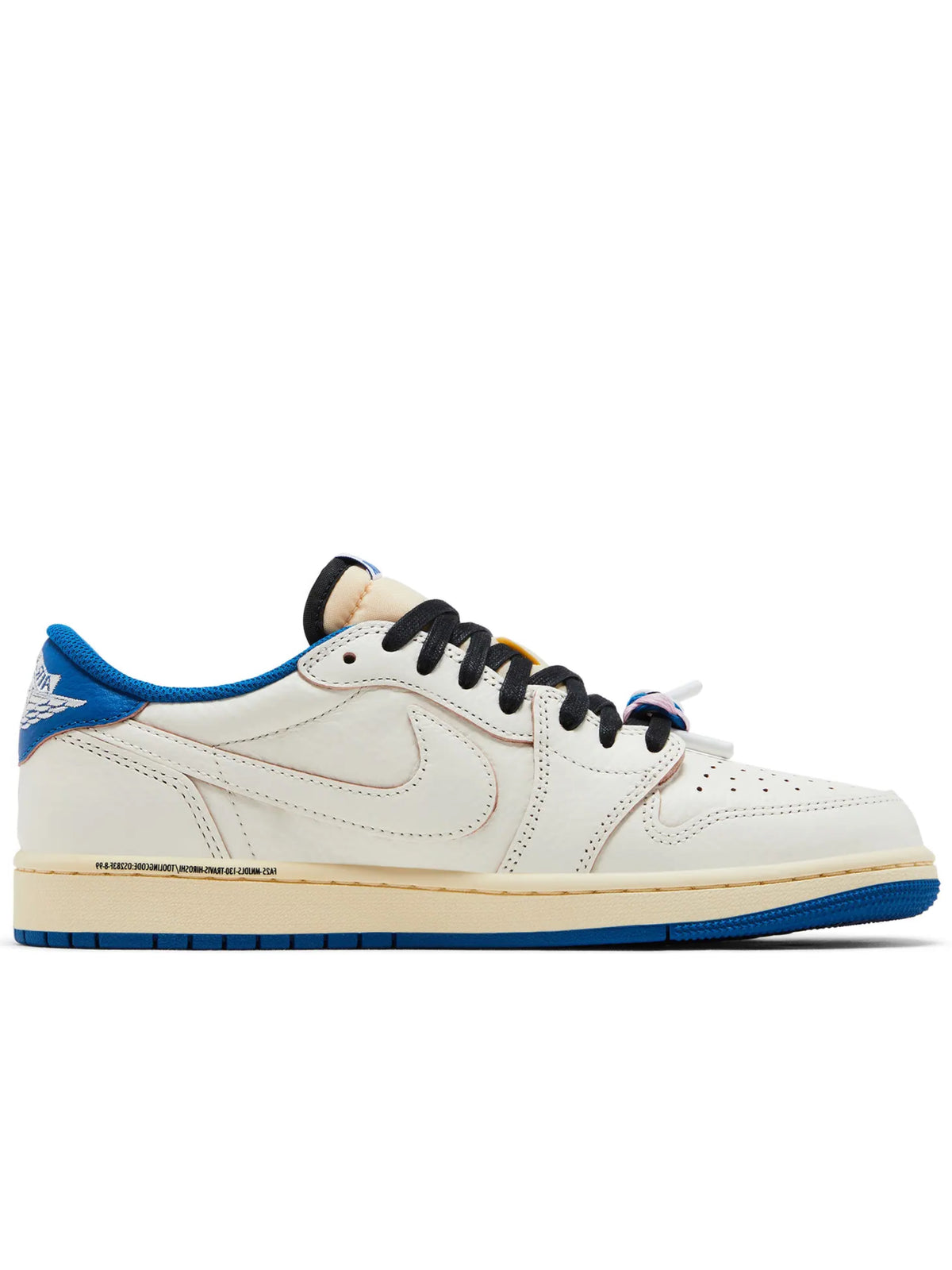 Air Jordan 1 Low x Fragment Design x Travis Scott Sail Military Blue DM7866-104