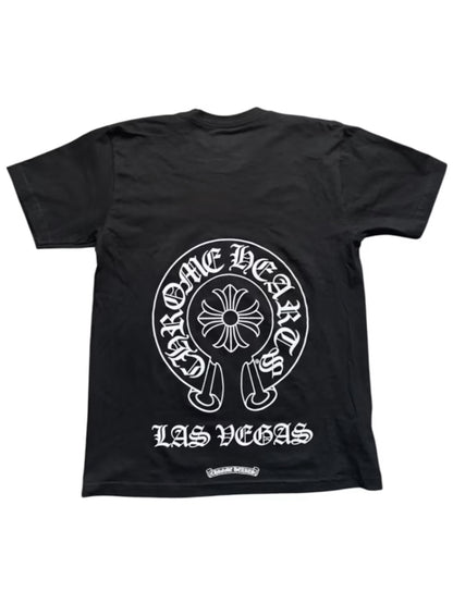 Chrome Hearts Las Vegas Exclusive Horseshoes Pocket Tee Black