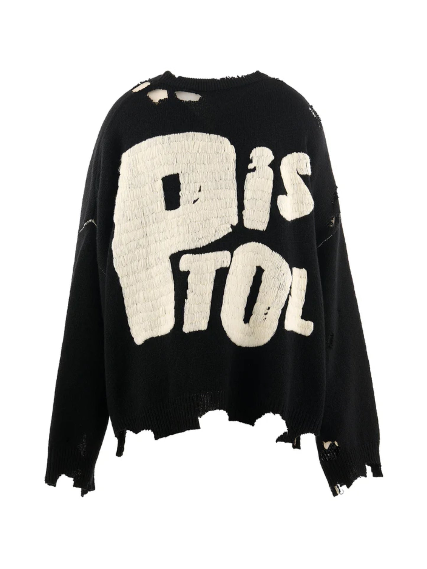 Saint Mxxxxxx x Sex Pistols Crew Knit I AM A Black