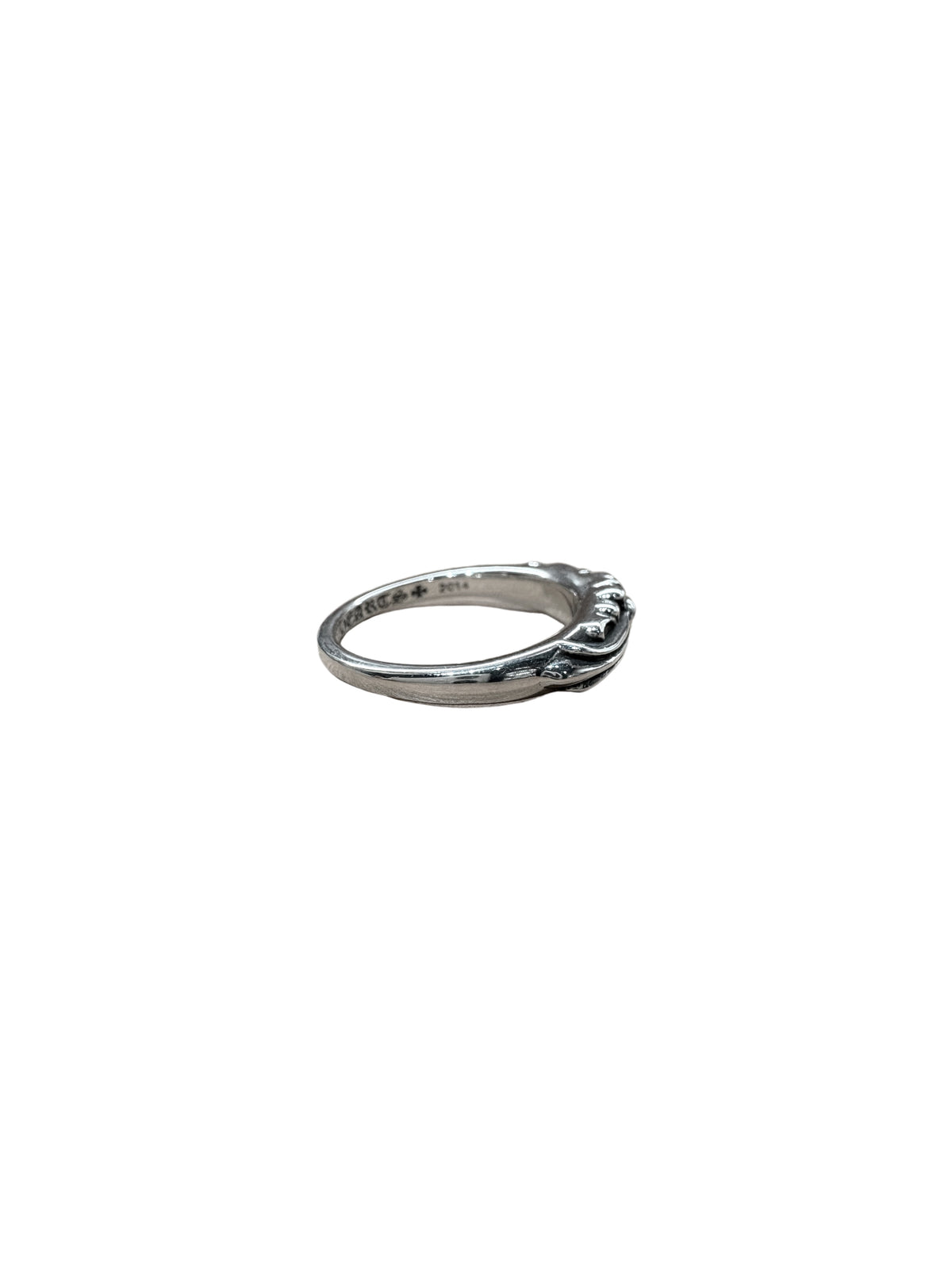 Chrome Hearts Silver Baby Floral Ring US 8 C1209873-Used