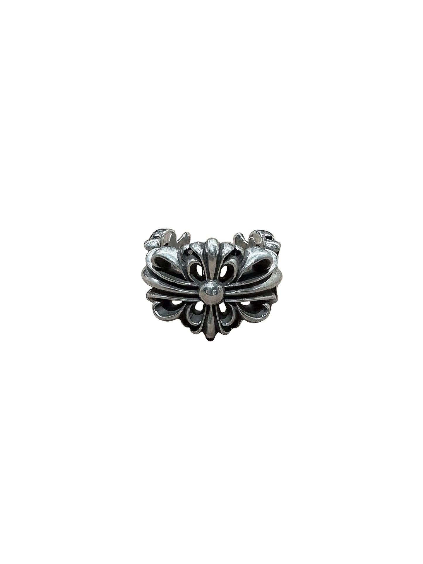 Chrome Hearts Double Floral Ring US 10.5 C519018921-Used