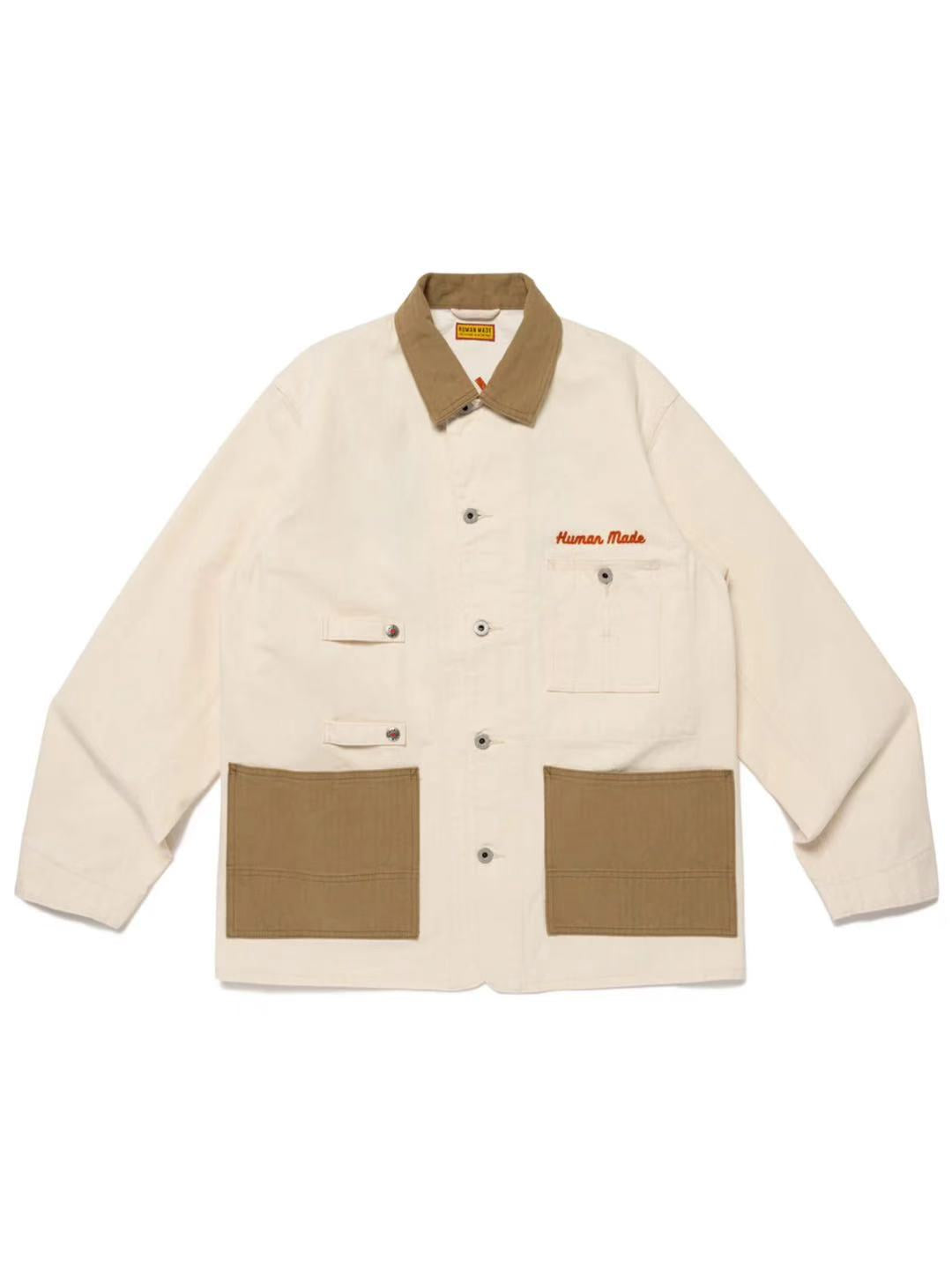 Human Made x Pokemon Coverall Jacket Brown