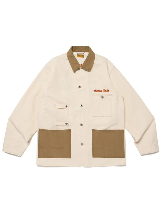 Human Made x Pokemon Coverall Jacket Brown