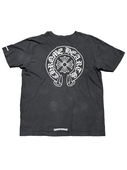 Chrome Hearts Horseshoe Logo Pocket Tee Black XXL C319141378-Used