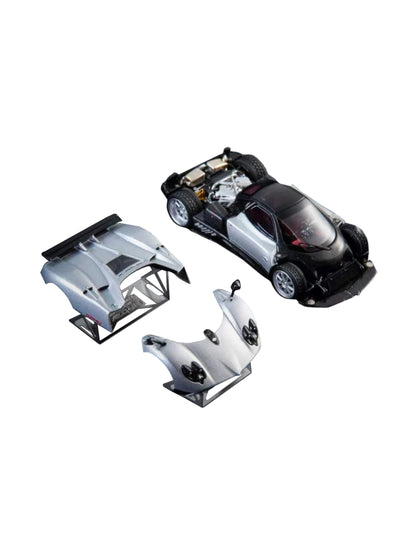 C - AR Box 1:64 Pagani Zonda F 2005 Grigio Mercurio Silver