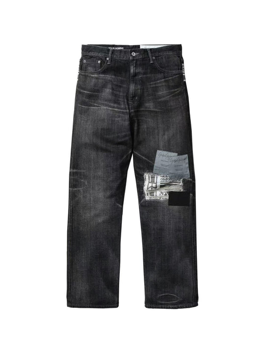 Neighborhood x Yohji Yamamoto Savage Denim DP Basic Pants Black