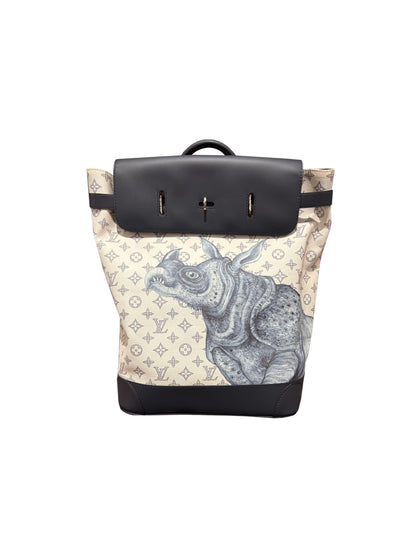 Louis Vuitton Steamer Backpack Chapman Savane Monogram Chapman Ink Blue White C116080728-Used