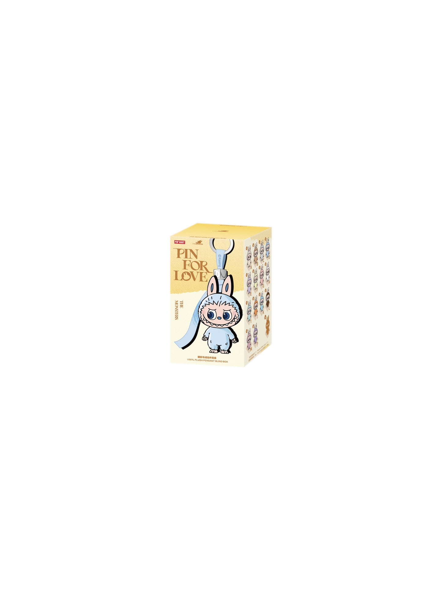 POP MART The Monsters Labubu PIN FOR LOVE SERIES Vinyl Plush Pendant blind box (A-M)