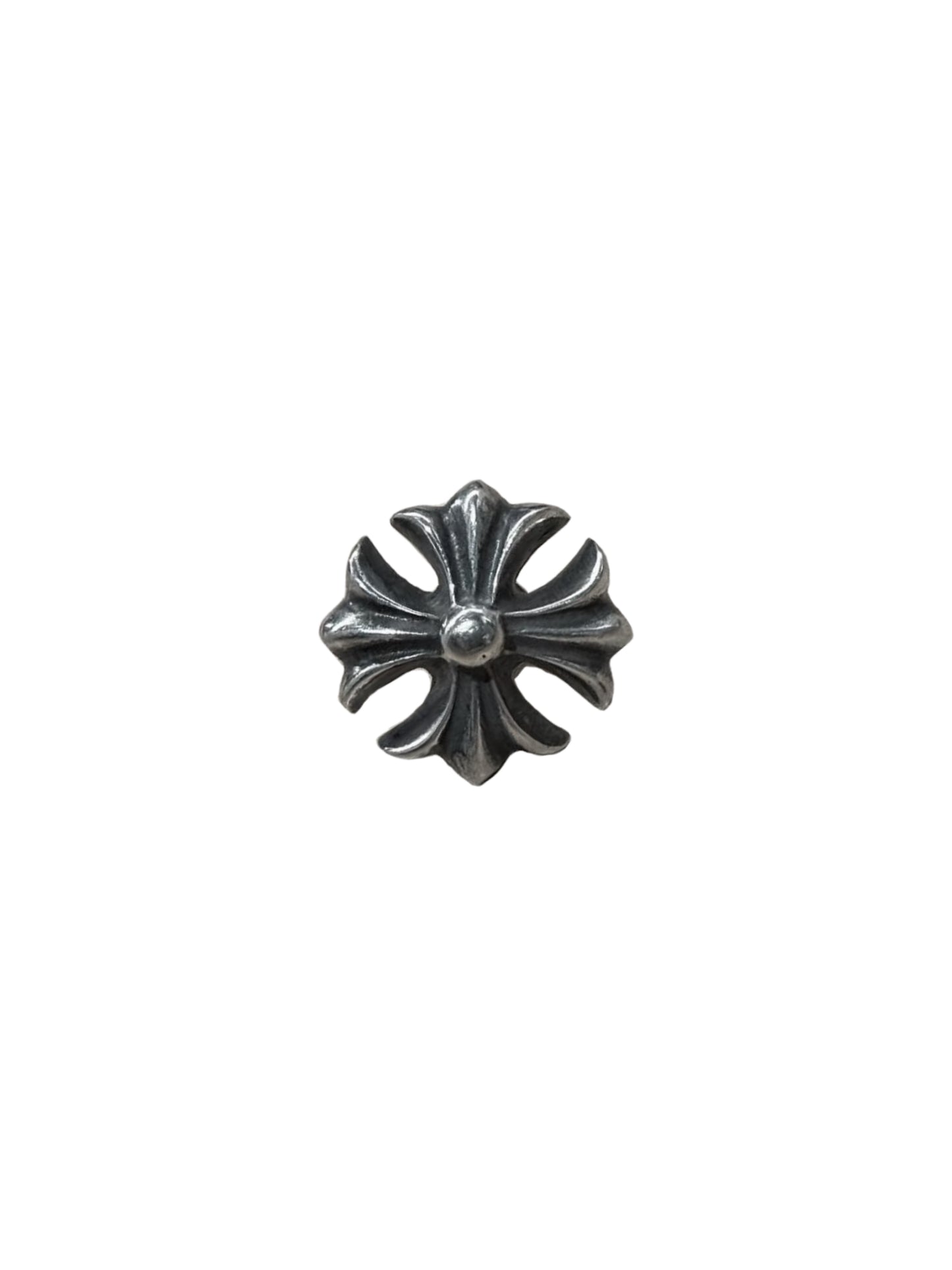 Chrome Hearts Large Cross Cut Out Stud Silver C118812547-Used