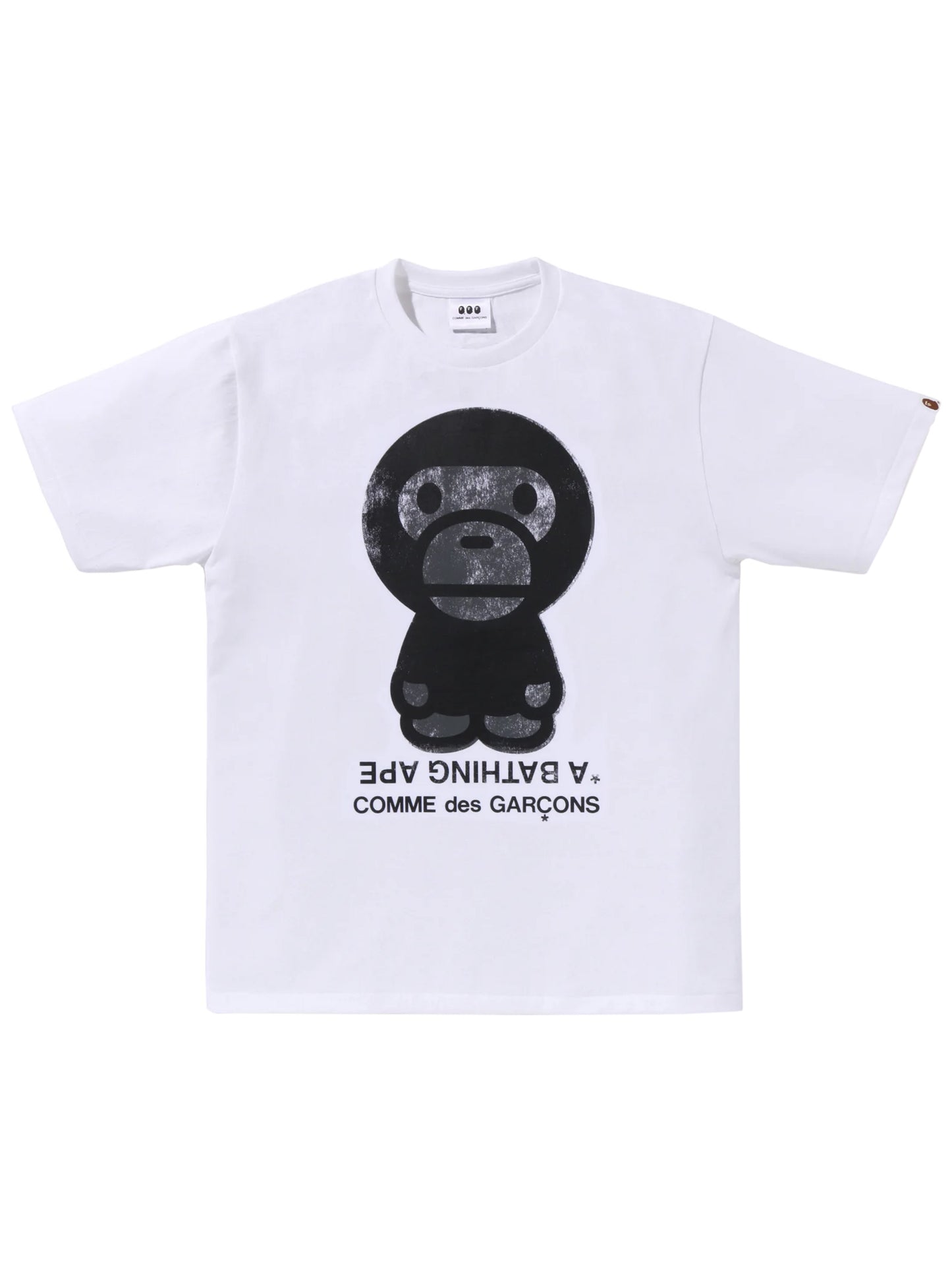 Bape x CDG Baby Milo Tee White Osaka Exclusive