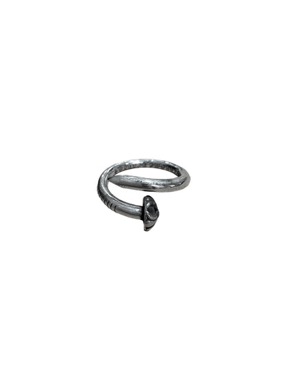 Chrome Hearts Nail Cross Ball Silver Ring US 9 C40115403-Used