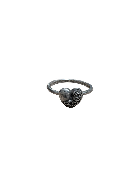 Chrome Hearts Bubble Gum One Heart Ring US 7 C1209802-Used
