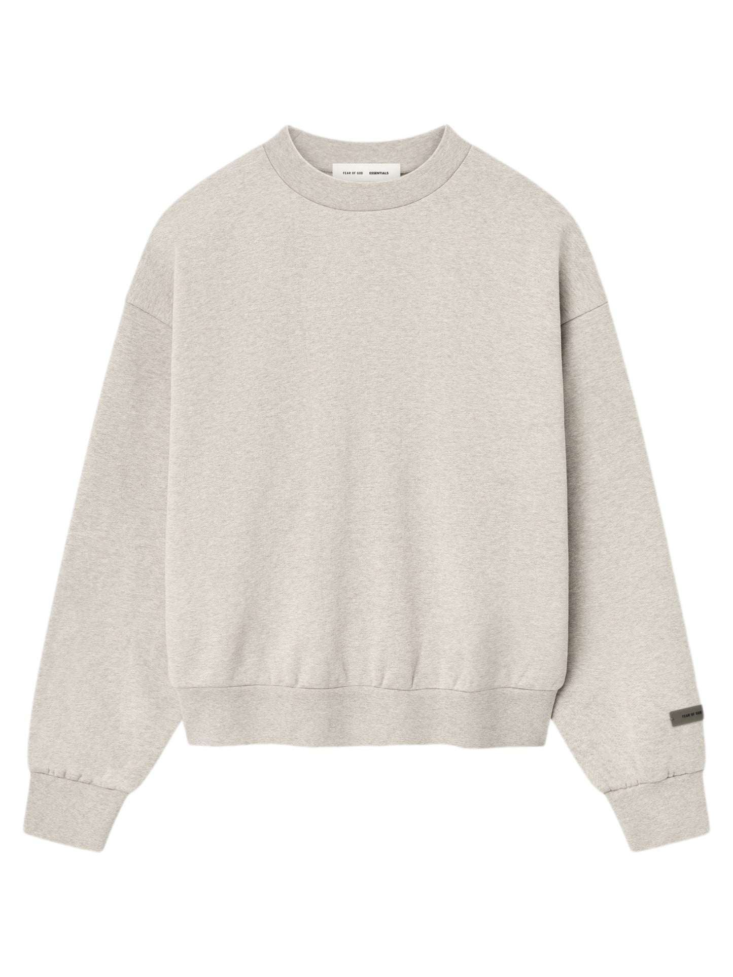 Essentials 25FW Classic Fit Fleece Crewneck Heather Stone