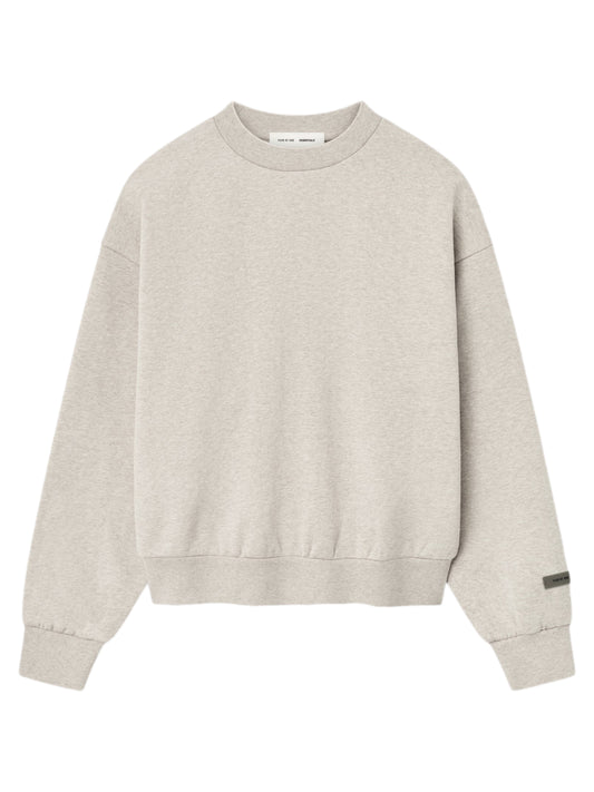 Essentials 25FW Classic Fit Fleece Crewneck Heather Stone