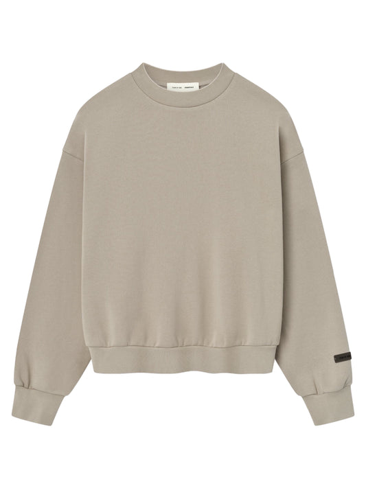Essentials 25FW Classic Fit Fleece Crewneck Timber