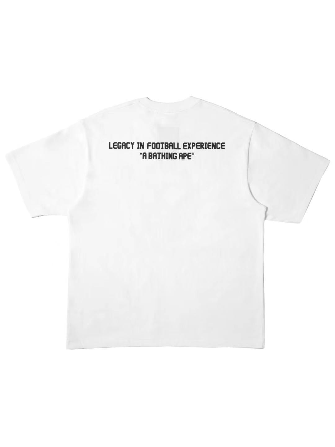 Bape x CR7Life Big Ape Head Reflection Camo Tee White