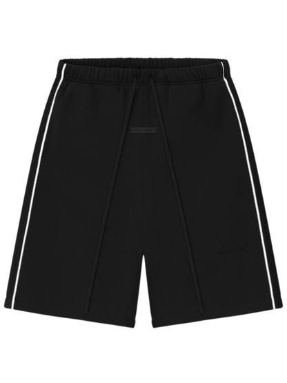 Essentials 25FW Relaxed Basketball Jersey Shorts With Piping Jet Black