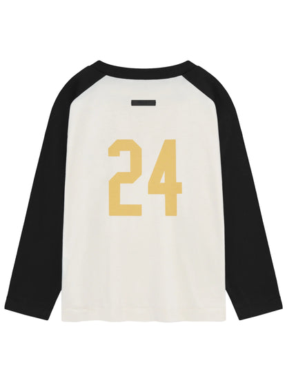 Essentials 24Fw Tri-Blend Baseball Long Sleeve Tee Black