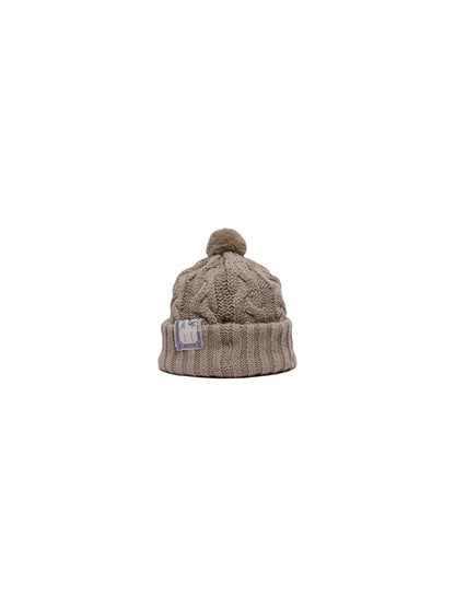 H.W Dog & Co Big Cable Knit Beige