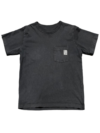 Chrome Hearts Embroidered Script Vertical Logo Pocket Tee Black L C219058743-Used