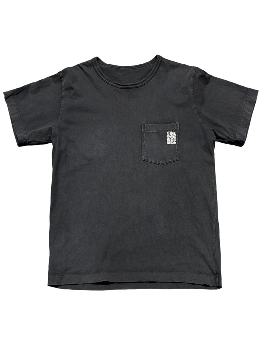 Chrome Hearts Embroidered Script Vertical Logo Pocket Tee Black L C219058743-Used