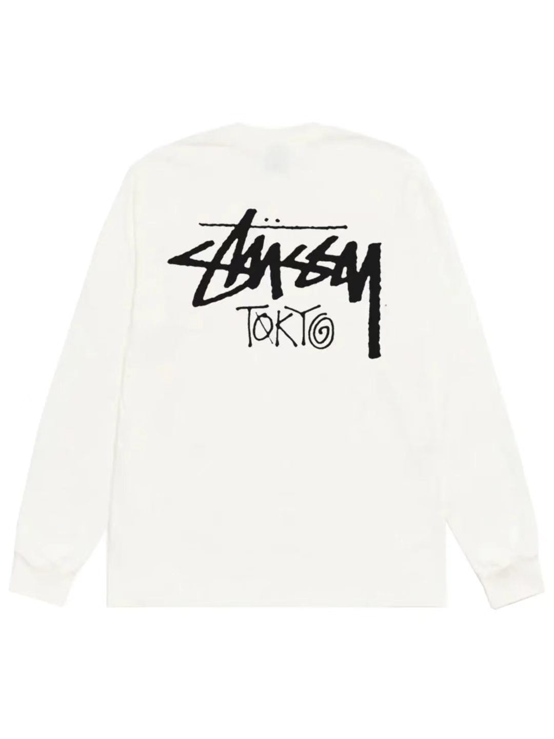 Stussy Stock Tokyo LS Tee White