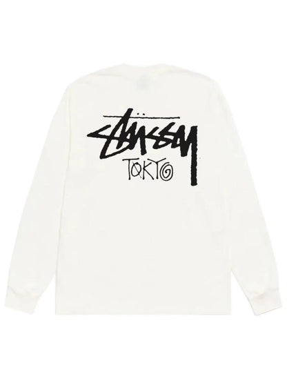 Stussy Stock Tokyo LS Tee White