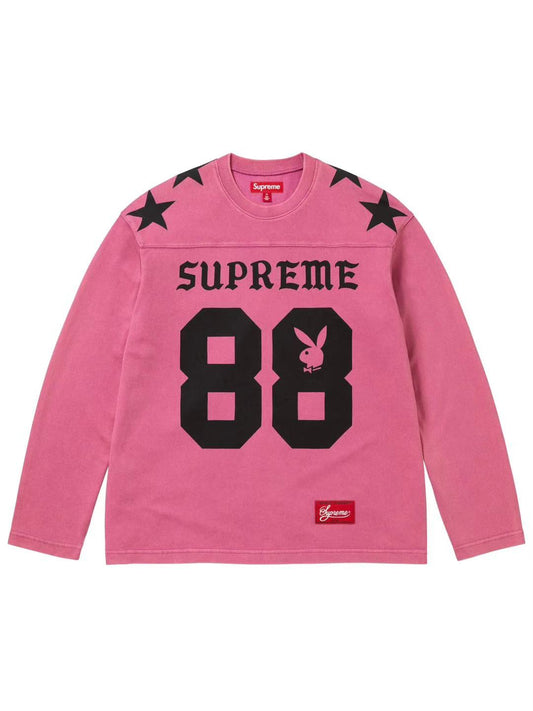Supreme Playboy Football LS Top Pink