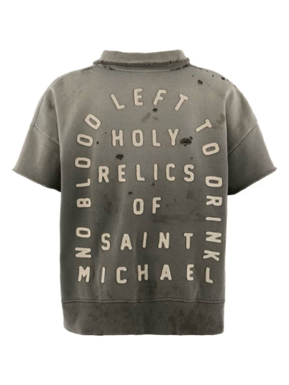 Saint Mxxxxxx SS Half Zip Sweat Black
