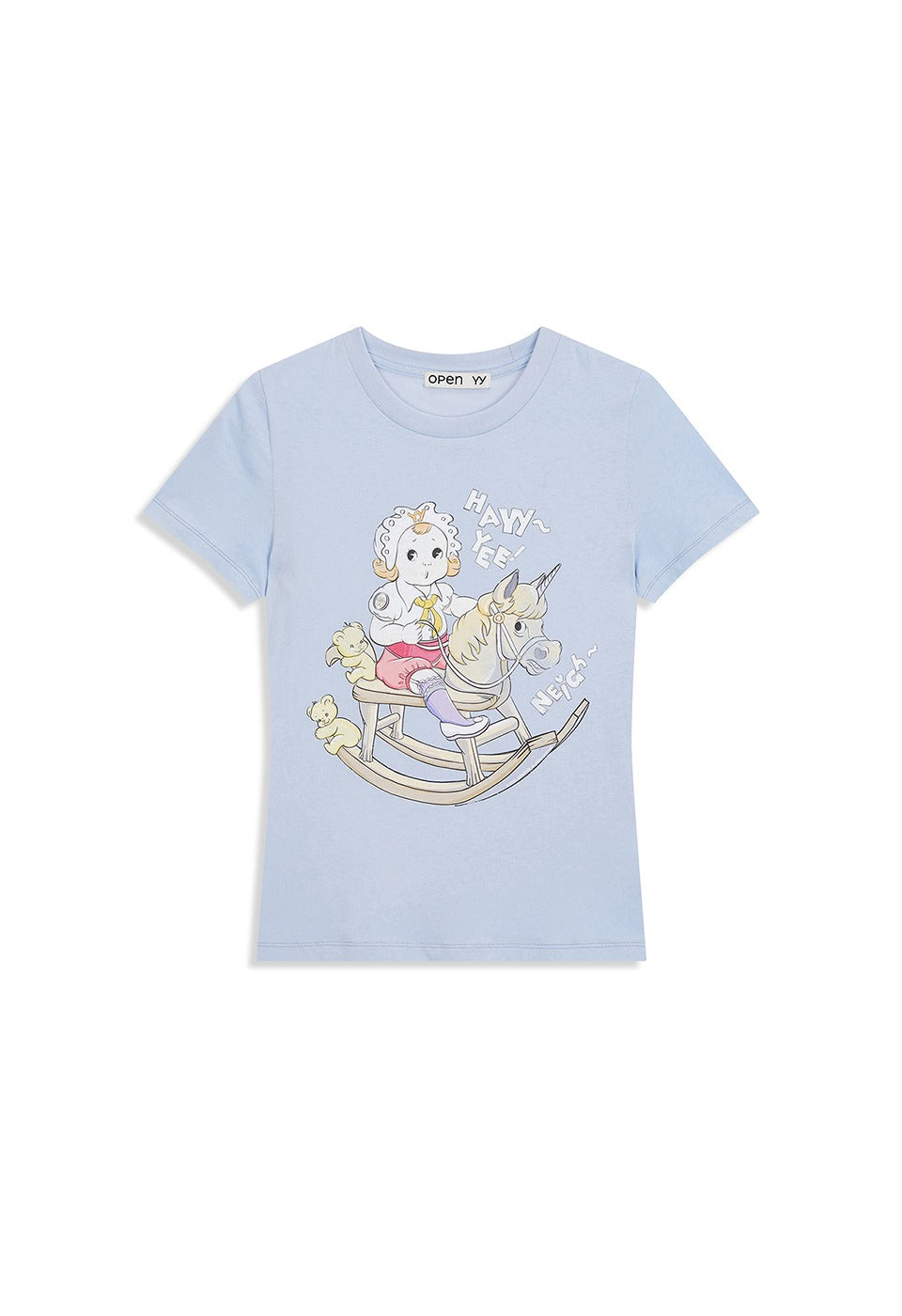 OPEN Yy Rocking Baby Tee Blue