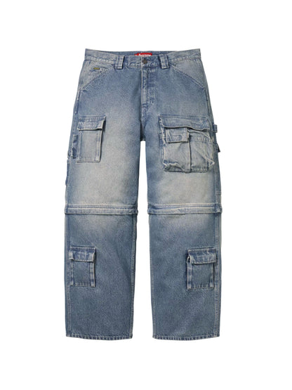 Supreme Zip Off Utility Pants Denim