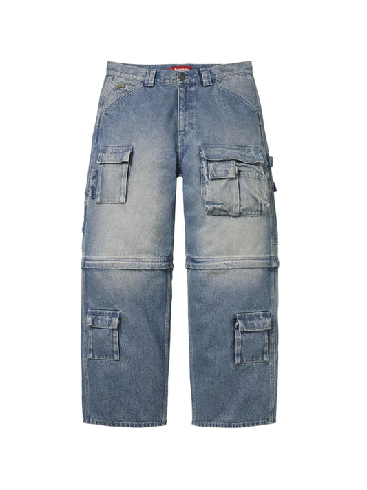 Supreme Zip Off Utility Pants Denim