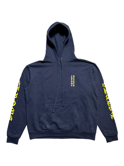 Chrome Hearts Logo Hoodie Navy