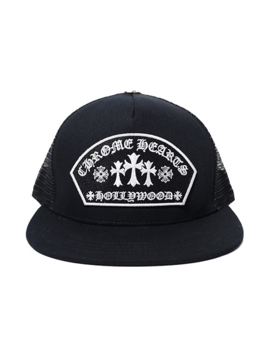 Chrome Hearts King Taco Trucker Hat Embroidery 'Black/White'