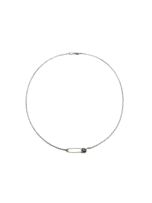 Chrome Hearts Cross Paper Clip Necklace